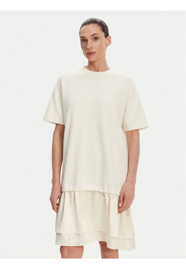 JOOP! Sukienka codzienna 58 252JE58Tsuki 30046247 Écru Regular Fit. Okazja: na co dzień. Materiał: bawełna, syntetyk. Typ sukienki: proste. Styl: casual