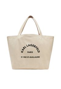Karl Lagerfeld - KARL LAGERFELD Torebka A1W50006 Beżowy. Kolor: beżowy #4