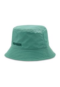 TOMMY HILFIGER - Tommy Hilfiger Kapelusz Bucket Explorer AM0AM09480 Zielony. Kolor: zielony. Materiał: materiał #1