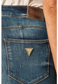 Guess Jeans - Jeansy Curve X. Kolor: niebieski. Materiał: bawełna, materiał, denim, elastan, poliester #4