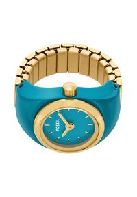 Fossil Zegarek Watch Ring ES5415 Turkusowy. Kolor: turkusowy #2