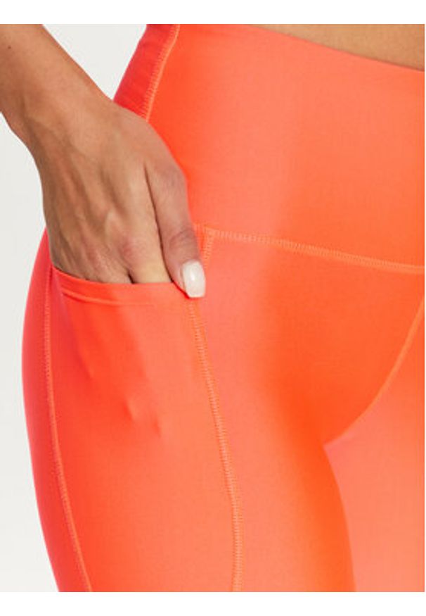 Under Armour Legginsy Armour Hirise Leg 1365336 Pomarańczowy Compression Fit. Kolor: pomarańczowy. Materiał: syntetyk
