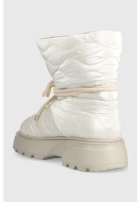 Blauer śniegowce Blanca kolor biały F3BLANCA02.DOW. Nosek buta: okrągły. Kolor: beżowy. Materiał: guma. Obcas: na platformie #3
