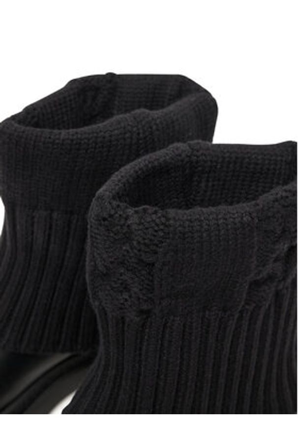 Liu Jo Botki Love 65 SF5121 TX330 Czarny. Kolor: czarny. Materiał: skóra