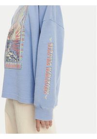 Roxy Bluza ERJKT04276 Niebieski Relaxed Fit. Kolor: niebieski. Materiał: bawełna, syntetyk #5