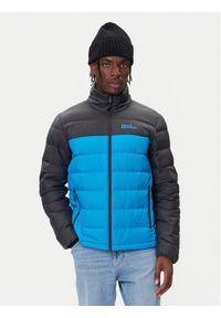 Jack Wolfskin Kurtka puchowa Ather Down 1207681 Niebieski Regular Fit. Kolor: niebieski. Materiał: syntetyk
