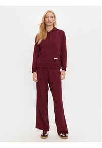 TOMMY HILFIGER - Tommy Hilfiger Bluza UW0UW04783 Bordowy Regular Fit. Kolor: czerwony #5