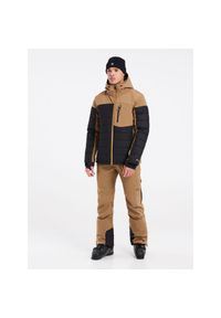 Kurtka narciarska Protest Prtmount 23. Kolor: beżowy, wielokolorowy, brązowy. Sezon: zima. Sport: narciarstwo #1