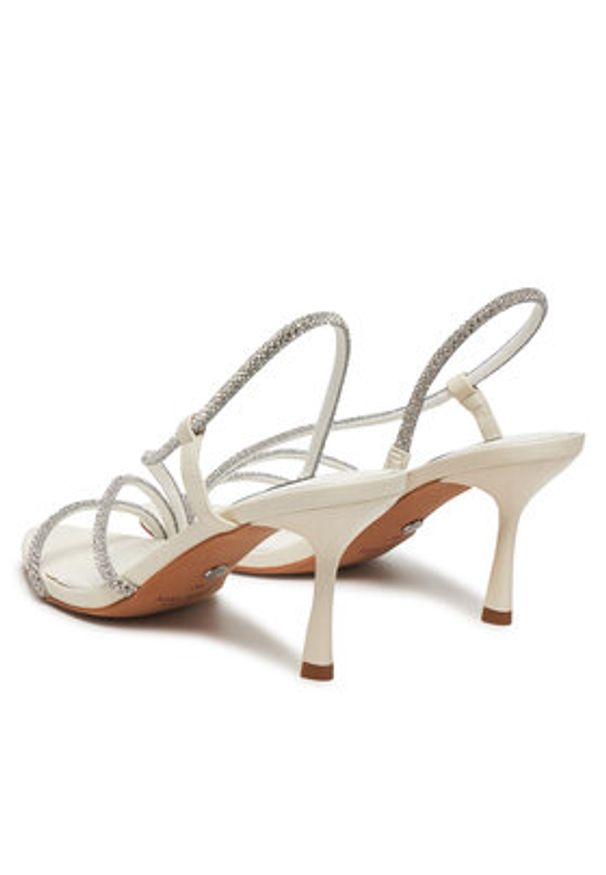 Nine West Sandały R25SS019000 Écru. Materiał: materiał, syntetyk