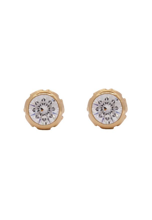 Coach Kolczyki Signature Stone Earrings 37423484GLD111 Złoty. Materiał: metalowe. Kolor: złoty