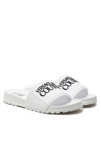 Versace Jeans Couture Klapki 76VA3SQ2 Biały. Kolor: biały. Materiał: syntetyk #5
