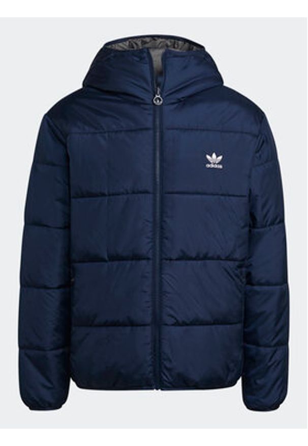 Adidas - adidas Kurtka przejściowa HM2462 Granatowy Relaxed Fit. Kolor: niebieski. Materiał: syntetyk