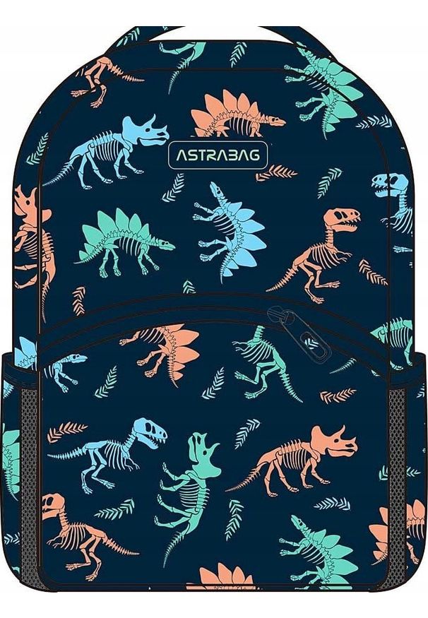 ASTRA - Astra Plecaczek wycieczkowy przedszkolny Astrabag Dinosaur AK300. Styl: wakacyjny