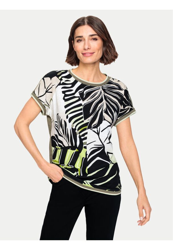 Olsen T-Shirt 11104817 Kolorowy Regular Fit. Materiał: bawełna. Wzór: kolorowy