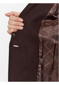 MICHAEL Michael Kors Płaszcz 77C6209M12 Brązowy Regular Fit. Kolor: brązowy. Materiał: syntetyk #4
