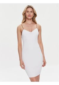 MICHAEL Michael Kors Sukienka codzienna MR4825433D Biały Slim Fit. Okazja: na co dzień. Kolor: biały. Materiał: wiskoza. Typ sukienki: proste. Styl: casual