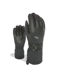 Rękawice narciarskie damskie Level Bliss Crystal Mitt Gore-Tex. Kolor: czarny. Materiał: jedwab, poliester. Technologia: Gore-Tex. Sezon: zima. Sport: narciarstwo #1