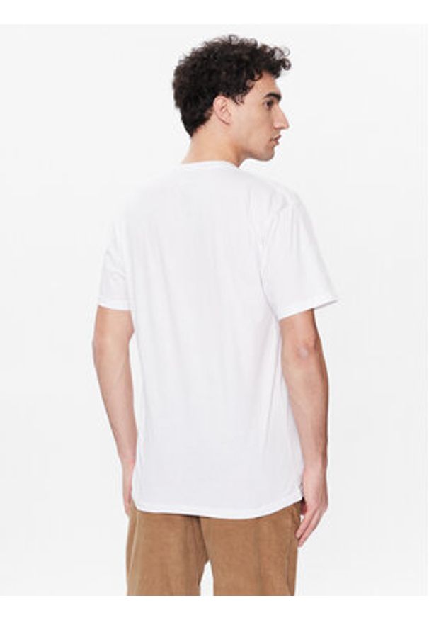 Vans T-Shirt Perfect Halo VN00003P Biały Classic Fit. Kolor: biały. Materiał: bawełna