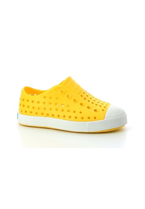 Native Shoes - Trampki dziecięce NATIVE JEFFERSON JUNIOR buty do chodzenia. Kolor: żółty. Sport: turystyka piesza