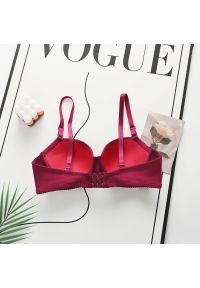 Intica - Biustonosz z usztywnieniem i regulowanymi ramiączkami na co dzień i specjalne okazje Halide. Kolor: czerwony. Materiał: materiał #6