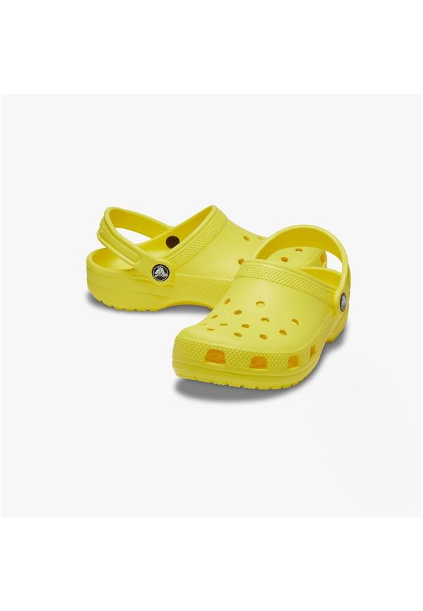 Klapki dziecięce Crocs Classic Clog Toddler. Kolor: żółty. Styl: sportowy