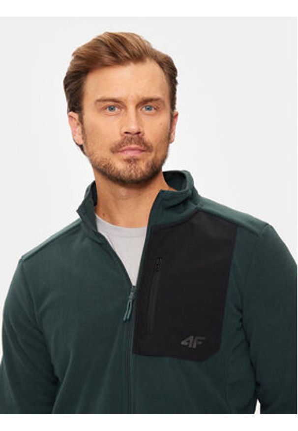 4f - 4F Polar 4FWAW24TFLEM250 Zielony Regular Fit. Kolor: zielony. Materiał: syntetyk