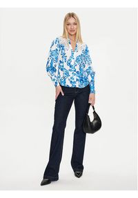 Marciano Guess Bluzka 4GGH07 9708Z Kolorowy Regular Fit. Materiał: len, lyocell. Wzór: kolorowy