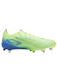Puma - Buty piłkarskie PUMA Ultra 5 Ultimate MxSG. Kolor: niebieski, zielony, żółty, wielokolorowy. Sport: piłka nożna