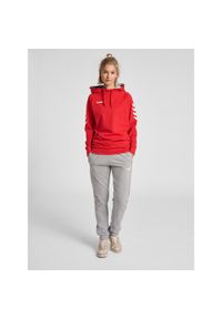 Bluza sportowa z kapturem damska Hummel Go Cotton Hoodie Woman. Typ kołnierza: kaptur. Kolor: czerwony, wielokolorowy, różowy