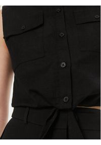 Brave Soul Koszula LWT-548ELIZABETH Czarny Straight Fit. Kolor: czarny. Materiał: bawełna #3