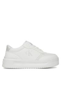 Sneakersy Calvin Klein Jeans. Kolor: biały
