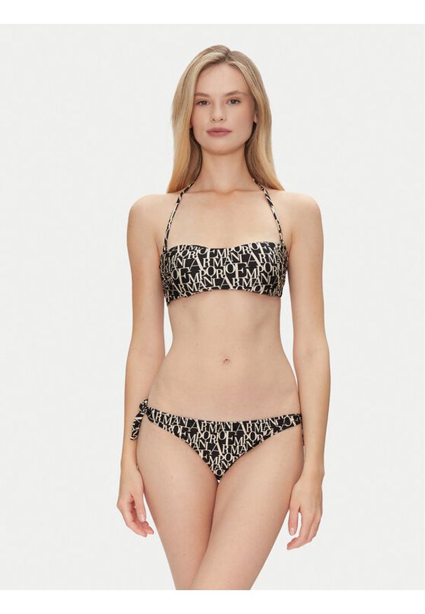 Emporio Armani Bikini EW000798 AF12190 FC125 Czarny. Kolor: czarny. Materiał: syntetyk
