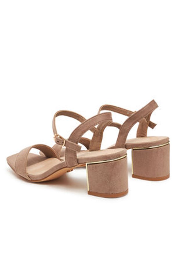 DeeZee Sandały F885-1 Brązowy. Kolor: brązowy. Materiał: materiał