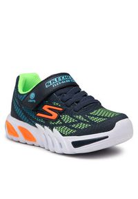 skechers - Skechers Sneakersy Vorlo 400137L/NVMT Granatowy. Kolor: niebieski. Materiał: skóra #3