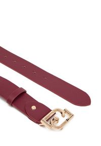 Liu Jo Pasek Damski Hips Belt 3,5 Cm AF5238 E0077 Bordowy. Kolor: czerwony. Materiał: skóra #3