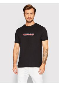 TOMMY HILFIGER - Tommy Hilfiger T-Shirt Cn Ss UM0UM02348 Czarny Regular Fit. Kolor: czarny