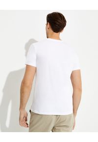 Ralph Lauren - RALPH LAUREN - Biały t-shirt z logo Regular Fit. Typ kołnierza: polo. Kolor: biały. Materiał: bawełna. Wzór: nadruk #2