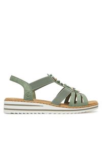 Sandały Rieker. Kolor: zielony #1