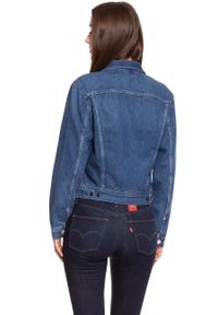 Lee - DAMSKA KURTKA JEANSOWA LEE ZIP CROPPED RIDER BELLEVILLE L54DGGMI. Materiał: jeans #10