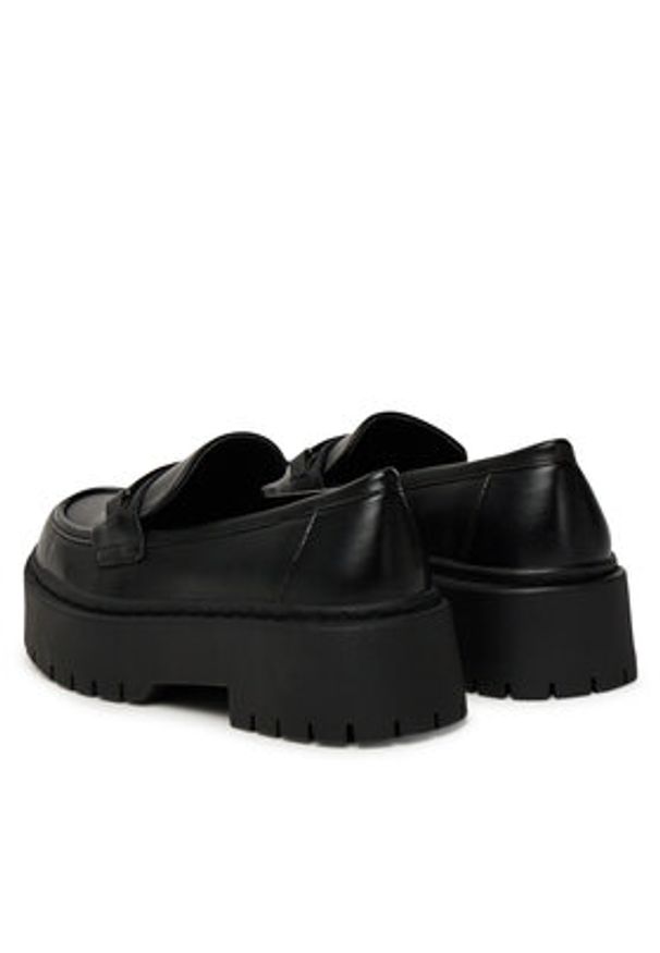 DeeZee Loafersy 13123D-3 Czarny. Kolor: czarny. Materiał: skóra
