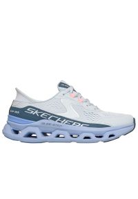 skechers - Buty damskie Skechers Slip-ins: Glide-Step Altus 150510LTBL - niebieskie. Okazja: na co dzień. Zapięcie: sznurówki. Kolor: niebieski. Szerokość cholewki: normalna. Wzór: aplikacja. Model: Skechers Sport #1