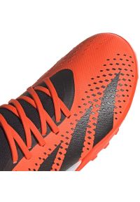 Adidas - Buty piłkarskie adidas Predator Accuracy.3 Tf M GW4638 pomarańczowe pomarańcze i czerwienie. Zapięcie: sznurówki. Kolor: pomarańczowy. Materiał: materiał, syntetyk. Szerokość cholewki: normalna. Sport: piłka nożna #4