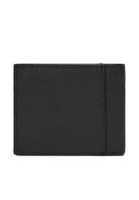 Calvin Klein Duży Portfel Męski Micropebble Billfold W Coin LV04D1033G Czarny. Kolor: czarny. Materiał: skóra