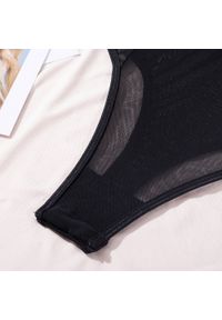 Intica - Body z koronką i ozdobnymi ramiączkami na specjalne okazje Minette. Kolor: czarny. Materiał: koronka. Wzór: koronka #5