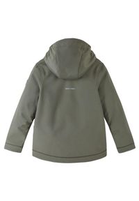 Wodoodporna kurtka softshellowa dla dzieci Reima Koivula. Kolor: zielony, szary, wielokolorowy. Materiał: softshell. Styl: sportowy