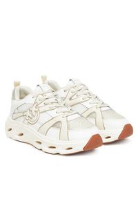 Pinko - PINKO Sneakersy Pink 06 SS0127E036 Biały. Kolor: biały. Materiał: skóra #6