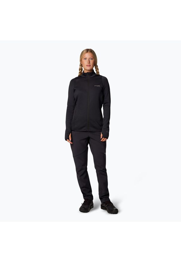 columbia - Columbia Bluza Crystal Leaf 2085333010. Kolor: czarny. Technologia: Omni-Heat (Columbia)