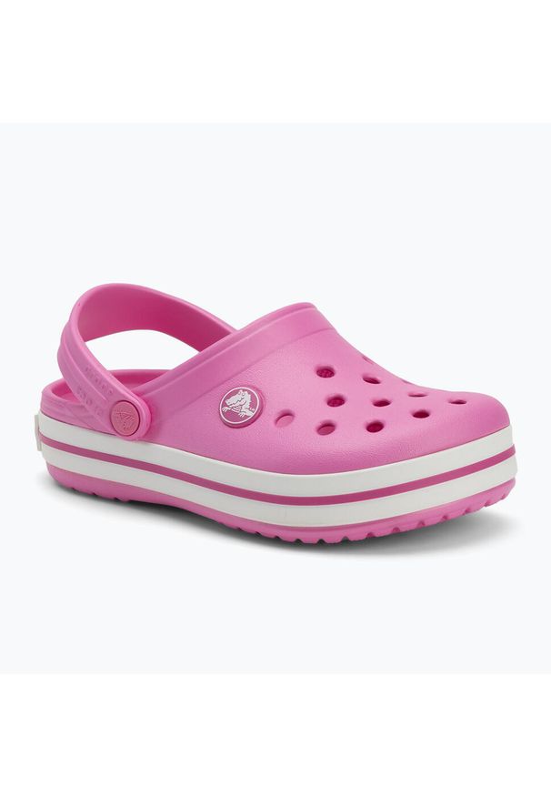 Klapki dziecięce Crocs Crocband Clog Kids. Kolor: różowy
