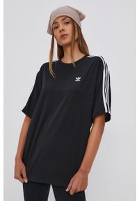 adidas Originals T-shirt bawełniany kolor czarny. Kolor: czarny. Materiał: bawełna #5