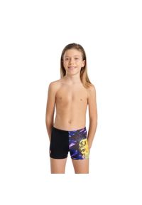 Szorty Kąpielowe Arena Crazy Swim Short Placement junior. Kolor: czarny. Materiał: materiał